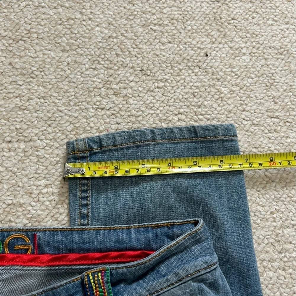 COOGI Australia Colorful embroidered womens denim jeans size 7/8. - Picture 16 of 16